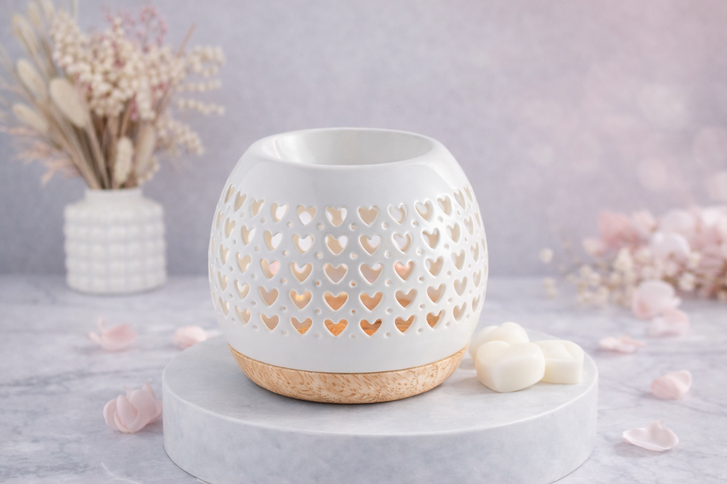 Brûle-Parfum Cœur de Lumière – Éclat Romantique